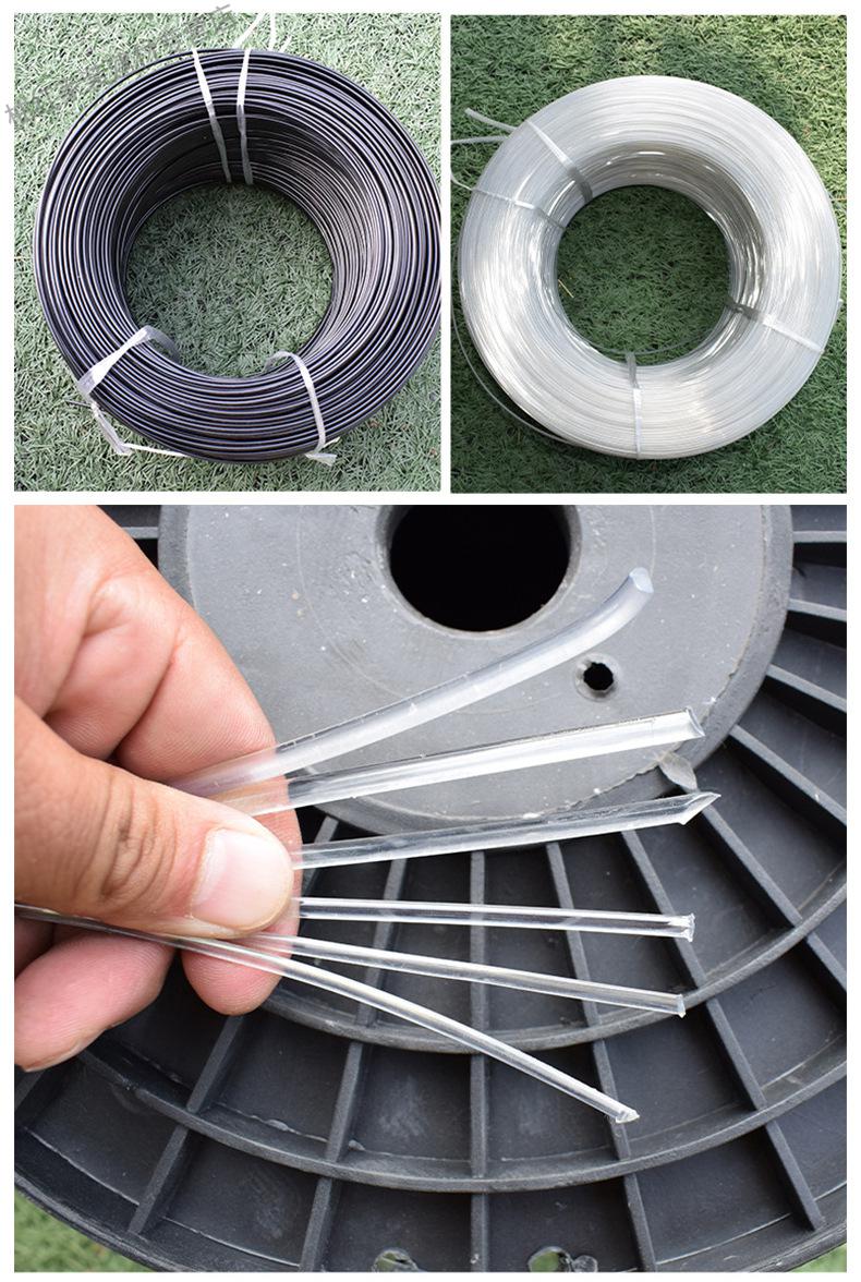 塑钢线pet聚酯高强度压膜线大棚托膜线农业果园拉架线养殖网床线特级