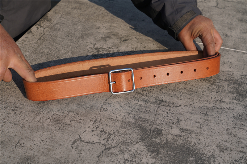 飞行员腰带九十年代头层黄老飞行员腰带老库存老货纪念结实舒服收藏