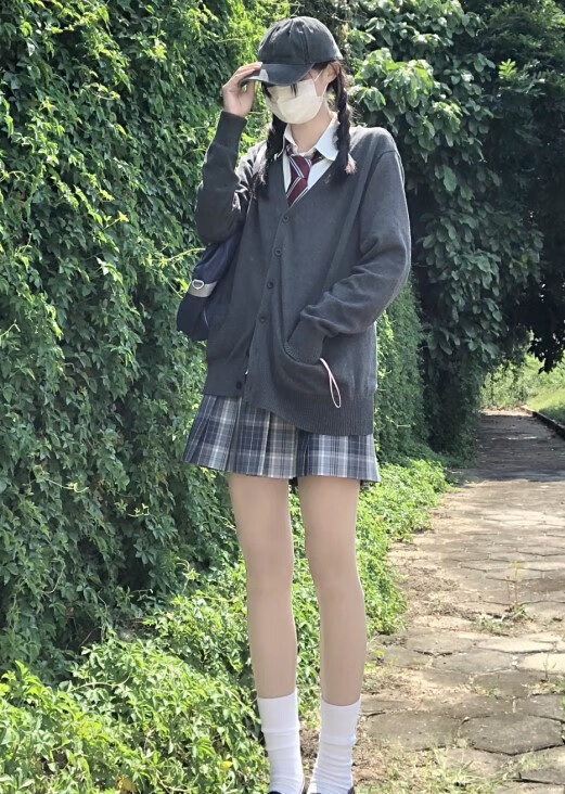 jk制服秋冬半身裙日系套装毛衣开衫外套学生校服学院风开衫裙冬季女