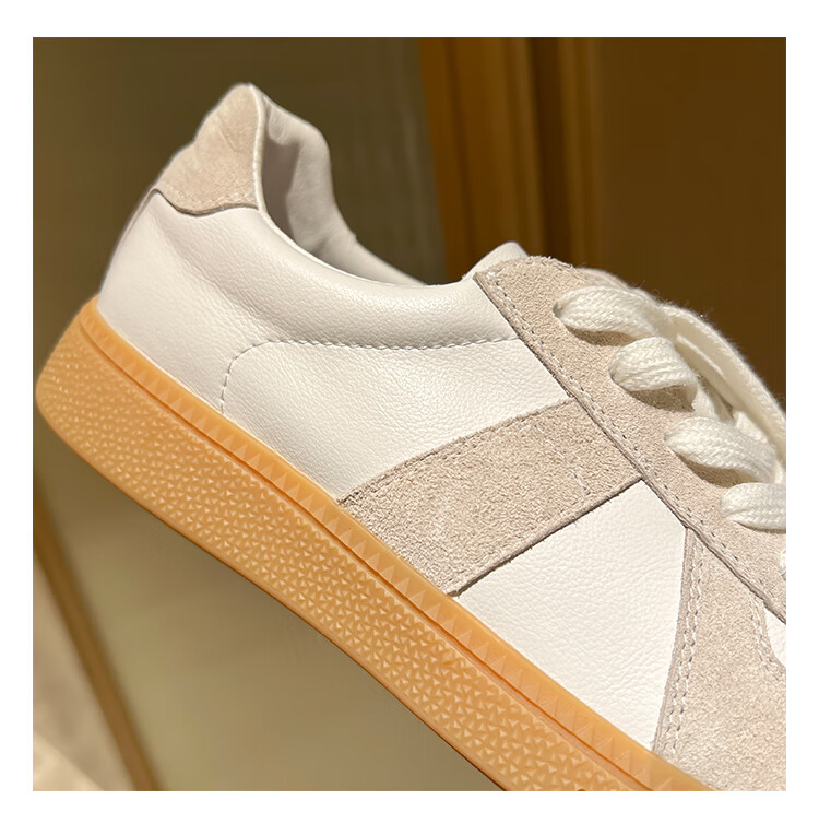 rockfish德训鞋 现货[大叔家]奶油芝士~德训鞋女新款休闲运动鞋小白鞋