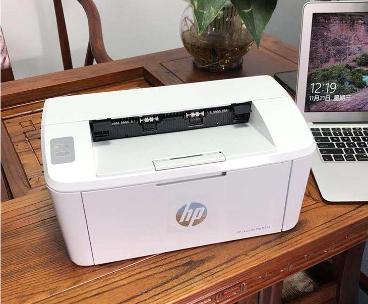 惠普(hp)hp108w小型手机无线wifi激光黑白打印机高速家用办公作业