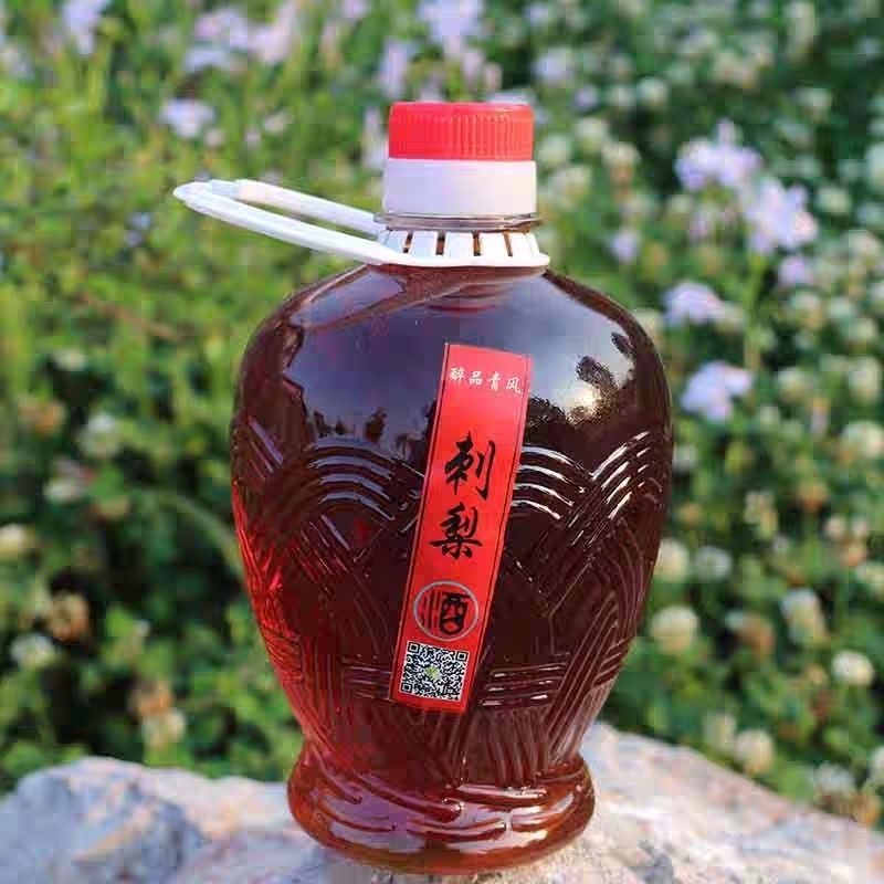 野生刺梨酒1000ml1瓶刺梨发酵酿造果酒刺梨贵州青岩古镇特产1000ml1瓶