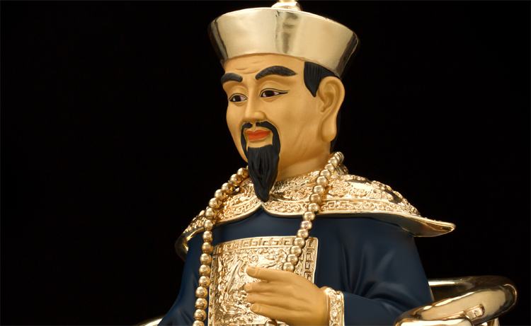 台湾纯铜鎏金胡三太爷胡三太奶神像保家仙东北四大家族仙家像摆件 16