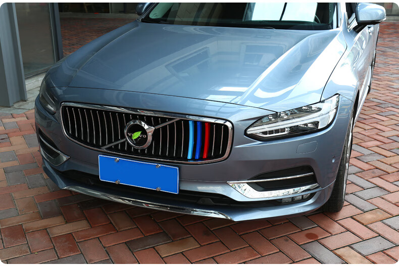 中网饰条2022款沃尔沃xc60三色条沃尔沃s90xc60s60xc90xc40中网改装