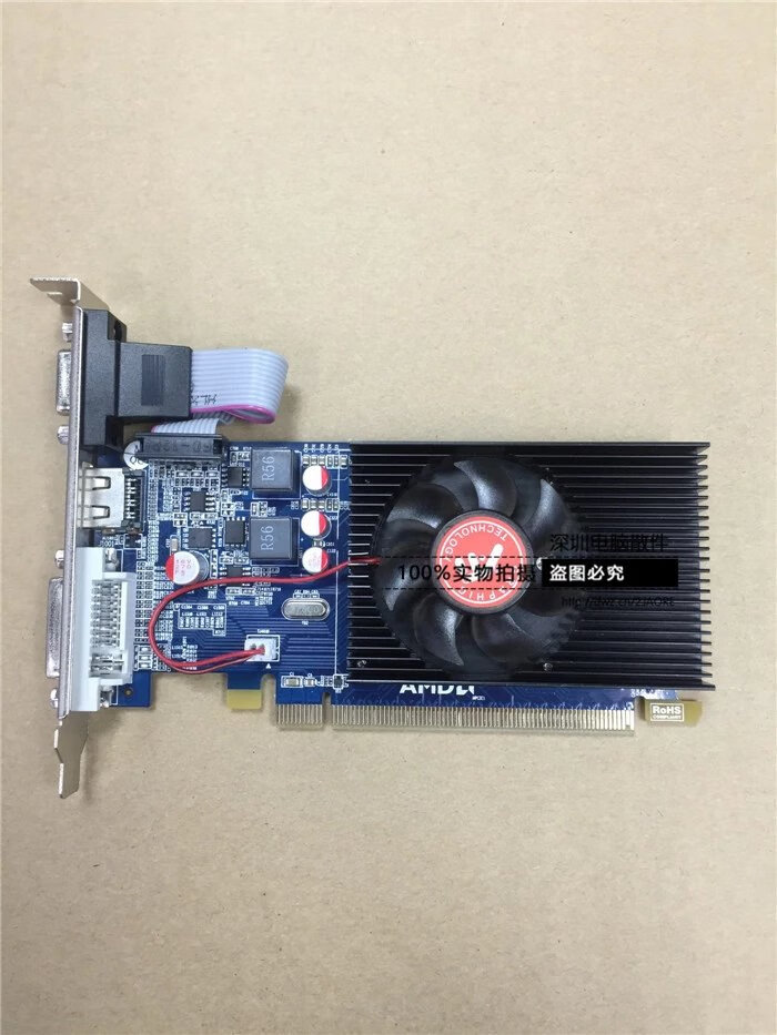 全新戴尔联想服务器电脑小机箱r5230独立显卡2g刀卡半高显卡办公 2gb