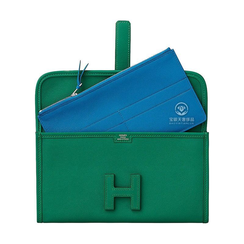 hermes爱马仕女士包长款零钱包h扣经典时尚复古流行百搭手拿包预售