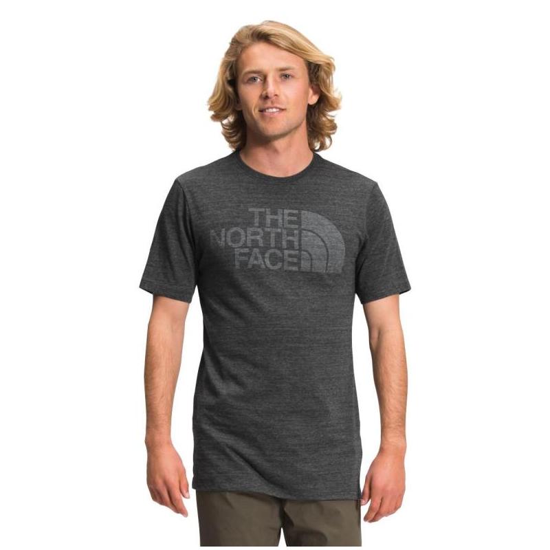 the north face/北面男t恤短袖圆领韩版透气1486-nf0a5j2i tnf dark