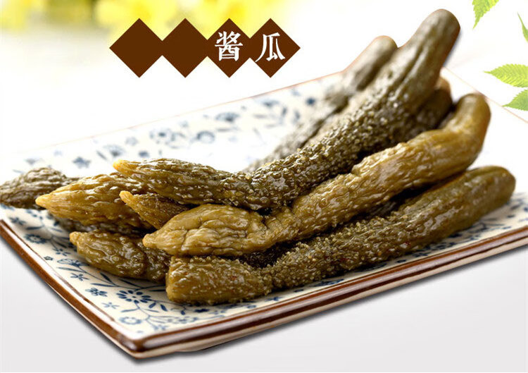 500g乳黄瓜酱青瓜 腌制酱瓜 早餐酱菜咸菜 乳小青瓜 即食下饭菜【图片