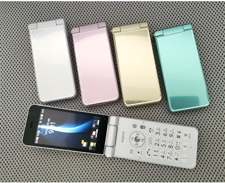 aquos夏普601sh安卓一键602sh怀旧戒网瘾双屏sharp智能机 白色 8gb