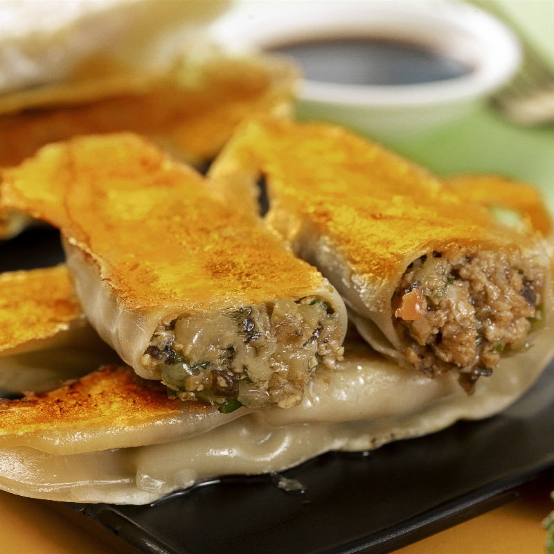 牛肉大葱大锅贴素三鲜煎饺韭菜锅贴正宗蒸饺家用方便速食早餐猪肉白菜