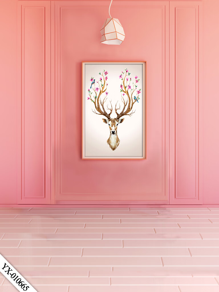 直播主播网红服装拍照背景布3d摄影拍摄直播间装饰ins背景墙 桔红色