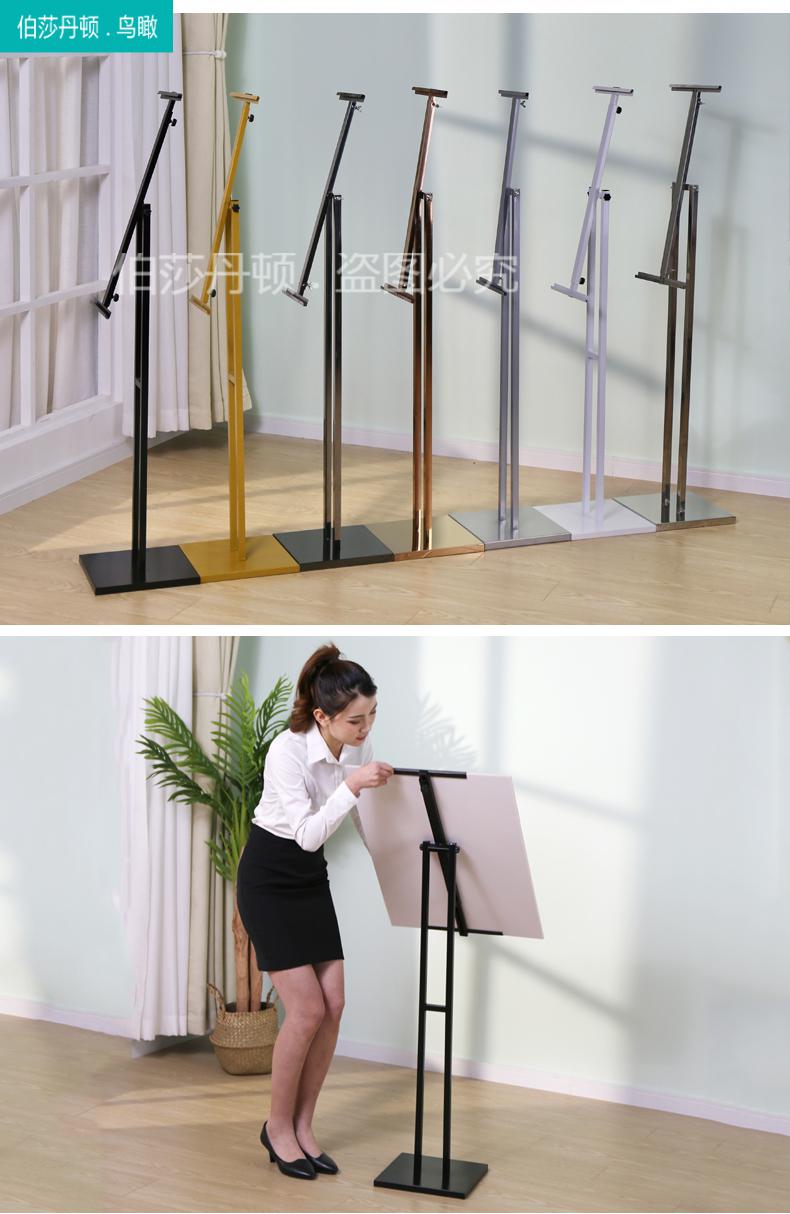 板展架广告支架海报架kt板展架立式落地式广告展示牌海报架子支架立牌