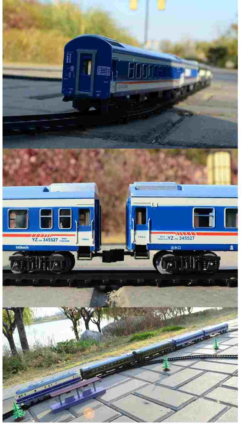 仿真火车模型玩具轨道绿皮火车电动东风11内燃机车狮子火车模型优