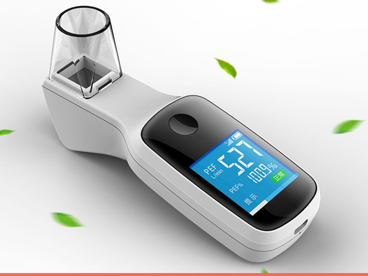 家瑞康呼吸家手持肺功能检测仪电子峰流速仪流量计哮喘肺活量检测仪