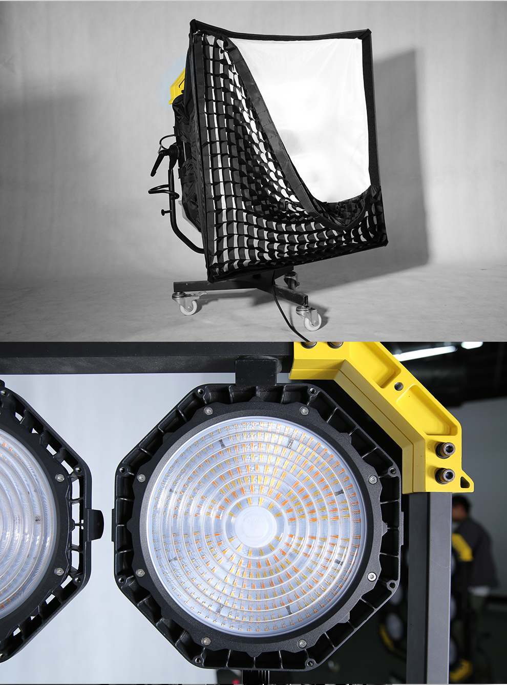 莱斯达lightstar矩阵lmat4摄影补光灯影棚大功率外拍720w太空灯影视