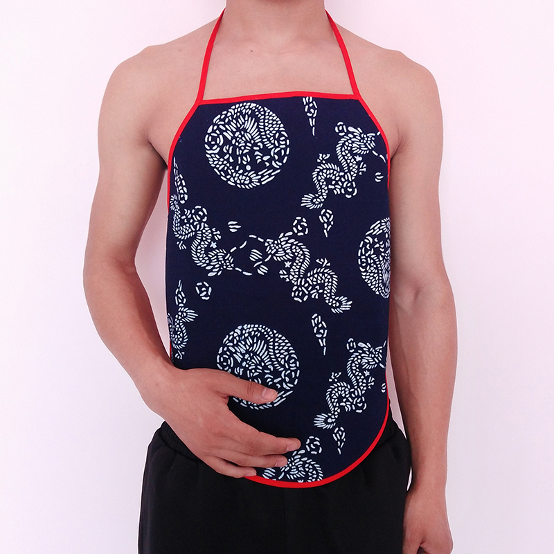 男士金艾绒肚兜棉质艾草男式吊带内衣中老年成人护肚护胃保暖肚围