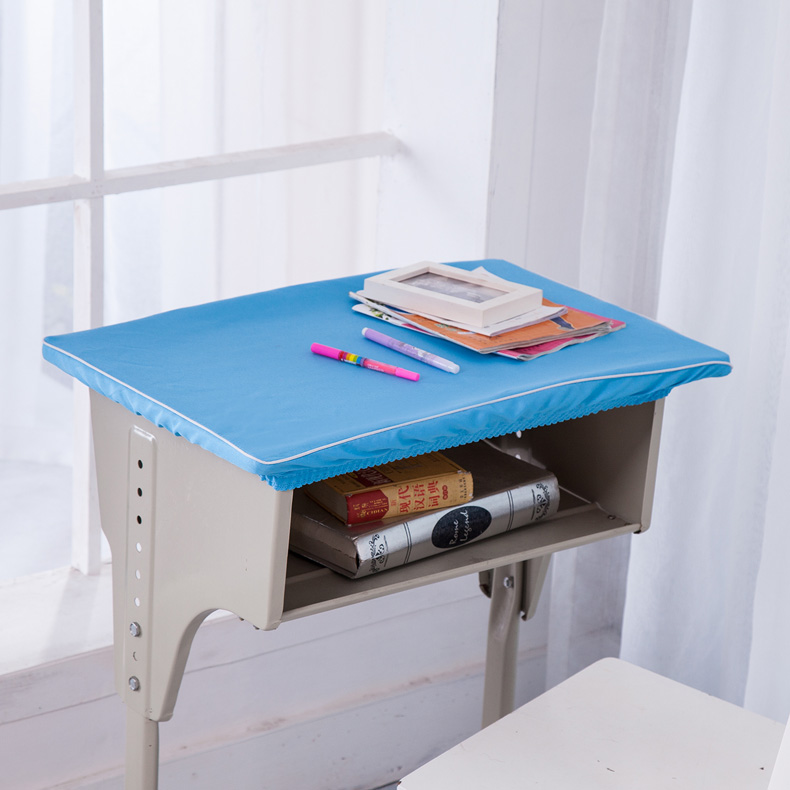 小学生桌布桌罩课桌套40*60单人课桌桌套罩学校桌套学生课桌桌布 湖