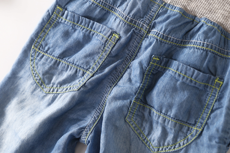 空调裤防蚊裤夏款男女童装软薄款牛仔裤中大儿童天丝棉长裤子宽松