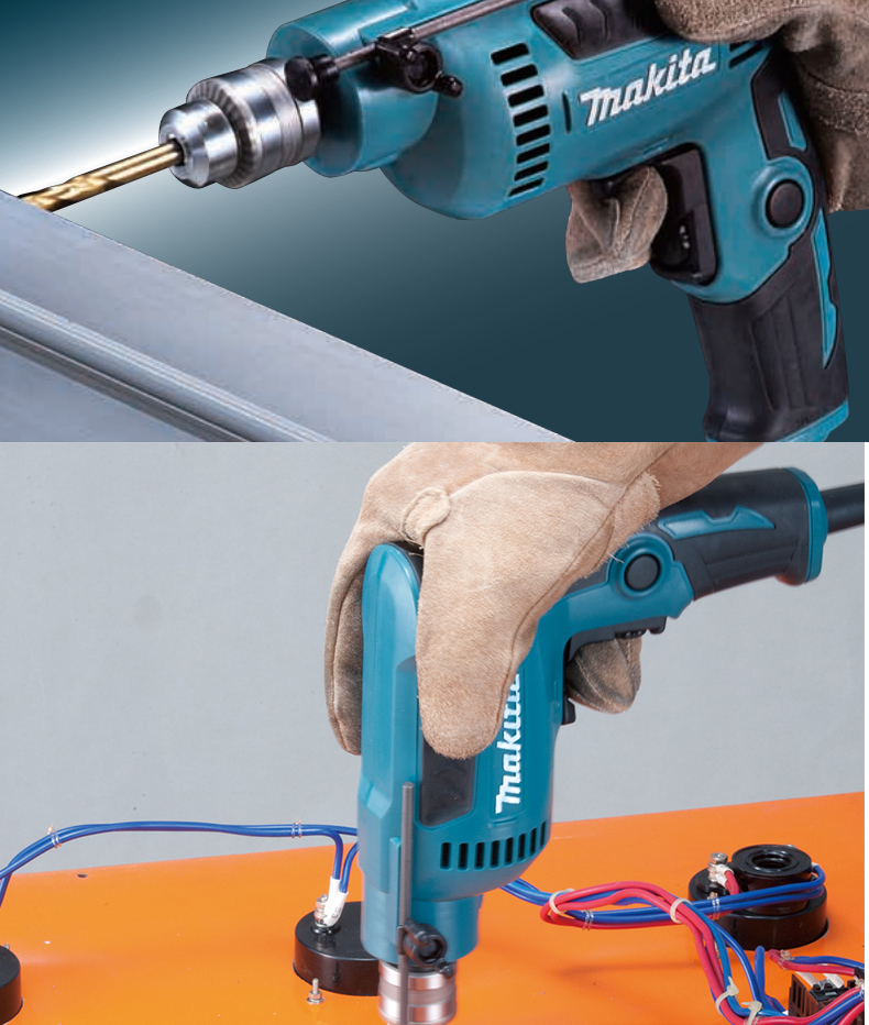 makita牧田高速电钻dp2010木工钻木材金属钻孔6.