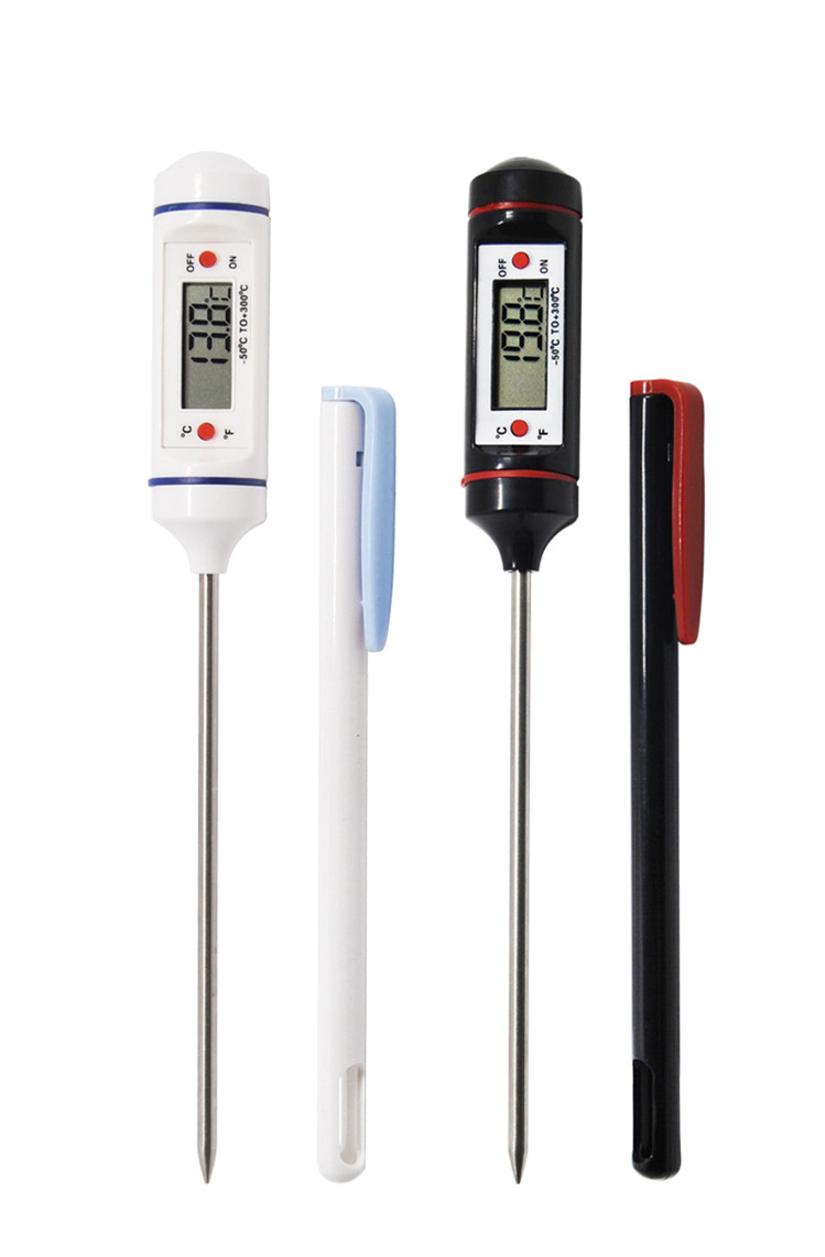 烘焙牛奶烧烤温度计探针式测油温的笔式食品电子数显高精度耐高温