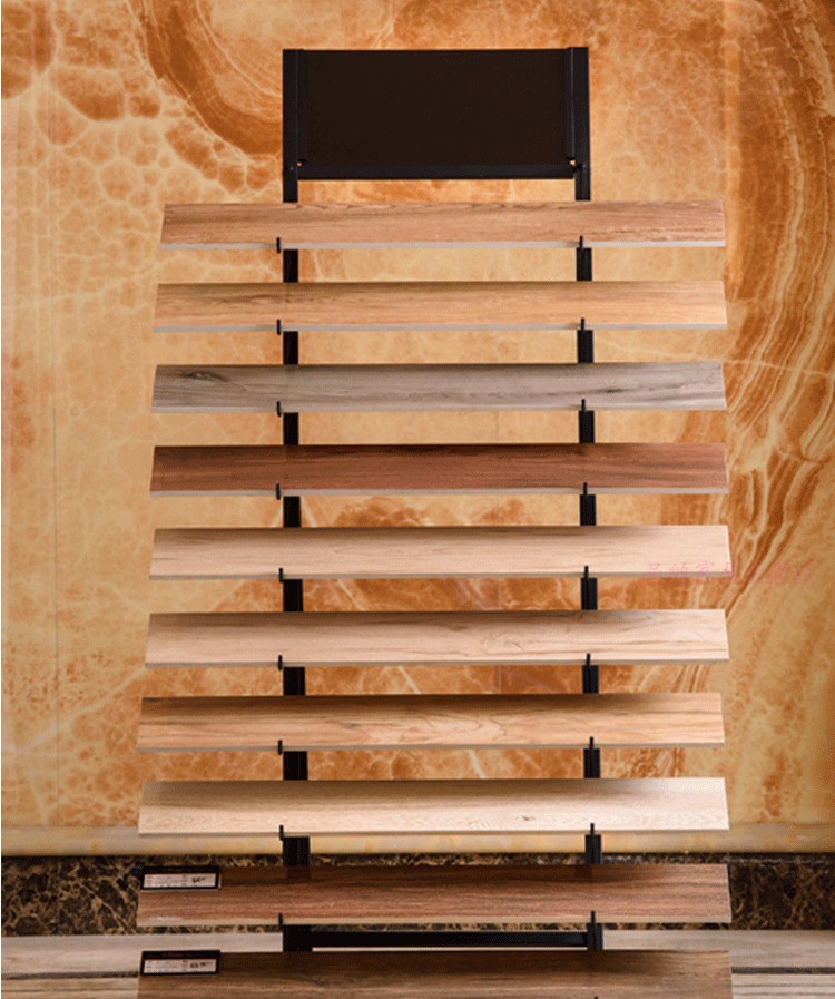 木地板展架瓷砖展架陶瓷展示架腰线条架子墙砖样品地板架子铁货架