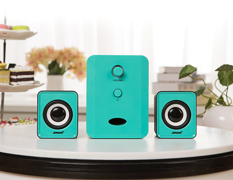 赛达(sada) 台式机电脑音响笔记本手机蓝牙小音箱迷你usb有源重低音炮