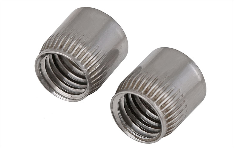m6 m8 m10 m12〗304不锈钢锥形螺母 锥型螺帽 滚花内爆膨胀螺丝帽