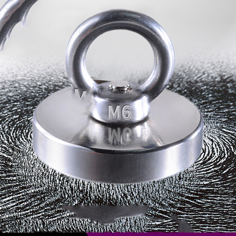 磁铁强磁王高强力打捞大号吸铁石圆形铷铁硼深海水 d25/拉力22斤