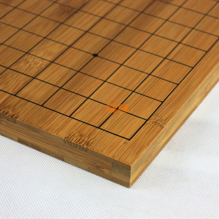 楠竹围棋盘象棋盘2cm棋盘楠竹棋盘竹制围棋盘体育用品益智玩具 红色