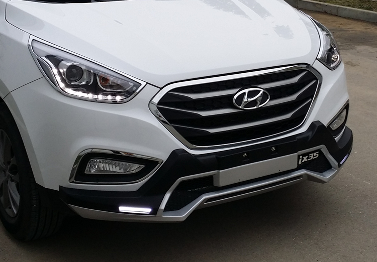 维诺亚适用于专用于09-15款现代ix35保险杠前后护杠ix35改装专用ix35