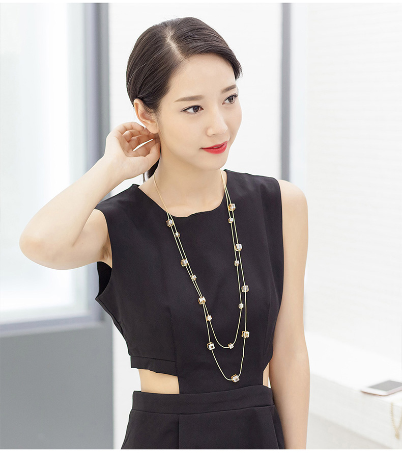 品牌毛衣链子长款秋冬简约韩版女韩国衣服配饰品挂件装饰项链情人节送