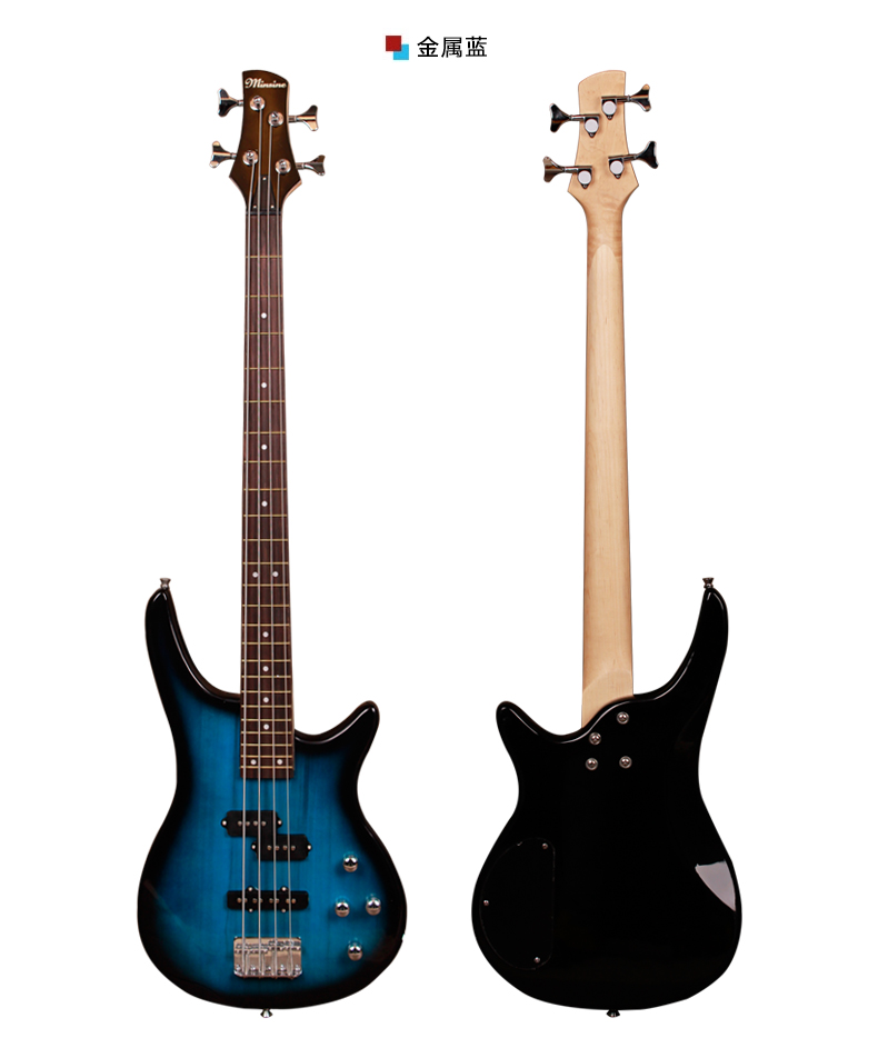 名森电贝司4弦电贝斯 bass 黑色