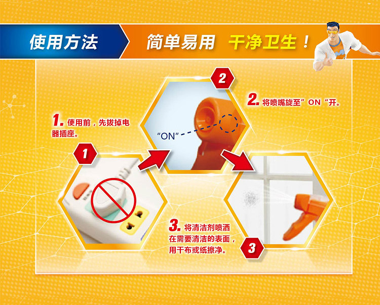 Members Mark 威猛玻璃清洁剂.3X500G Item#:683249