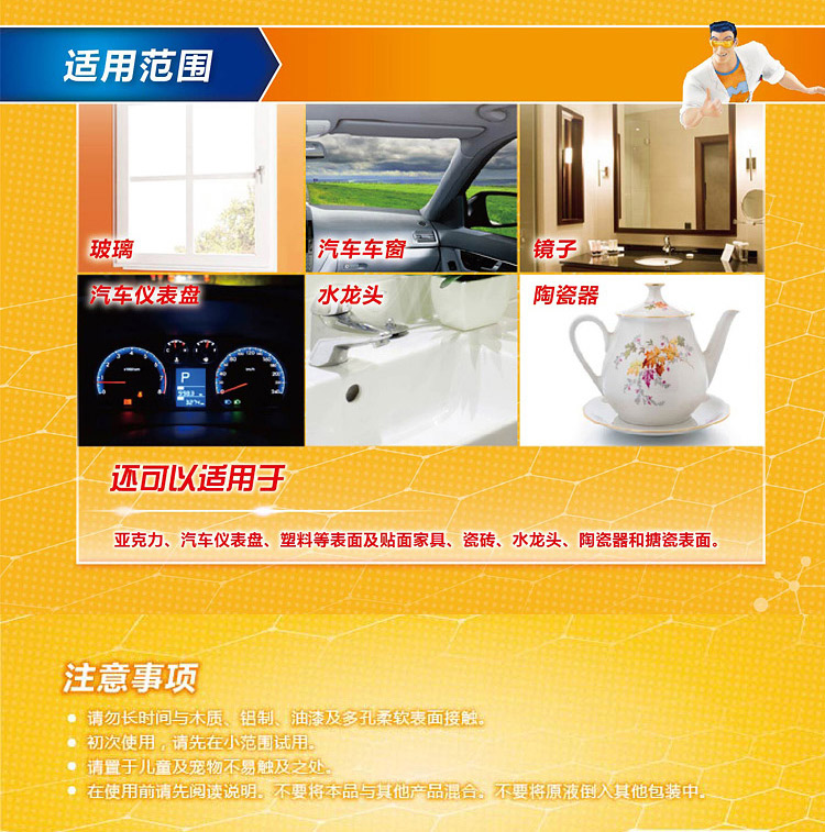 Members Mark 威猛玻璃清洁剂.3X500G Item#:683249