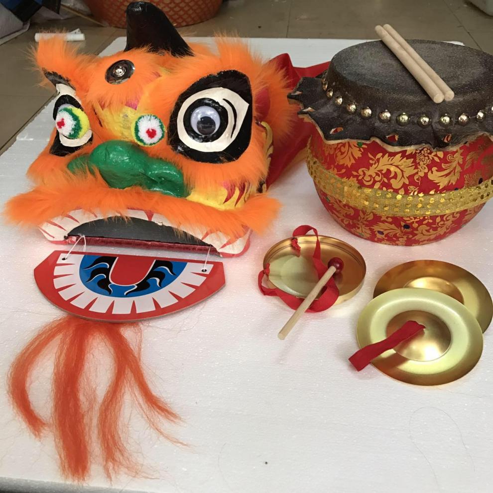 儿童舞狮子佛山狮幼儿玩具25岁小孩舞狮道具套装生日礼物0604sn7375六