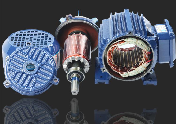 铜芯电机380v三相异步电动机b3卧式马达国标750w三相2800转