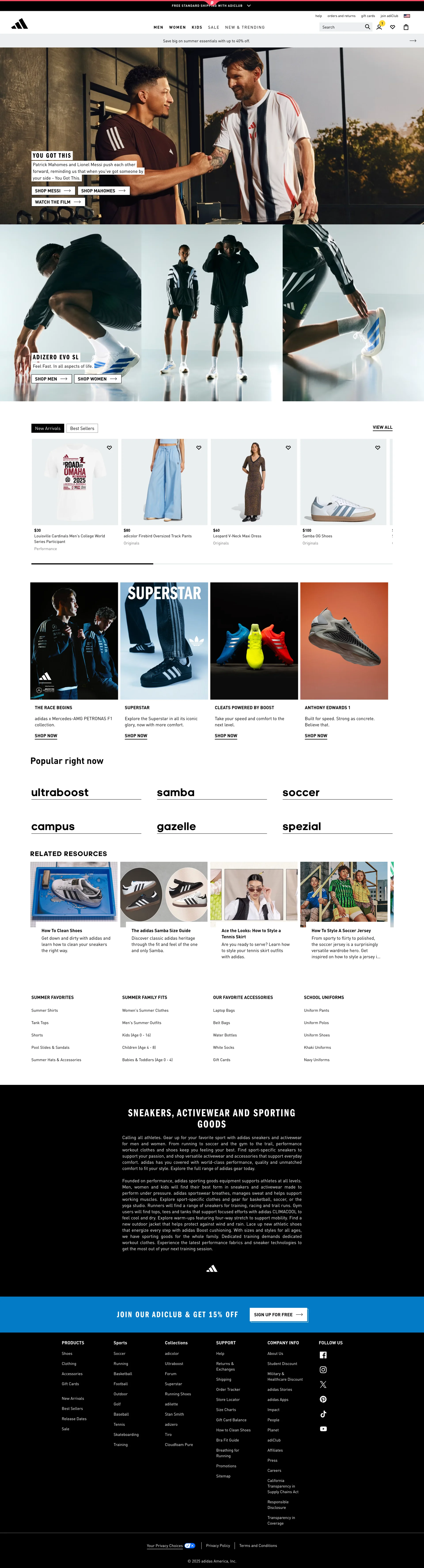 运动鞋、服装与配饰