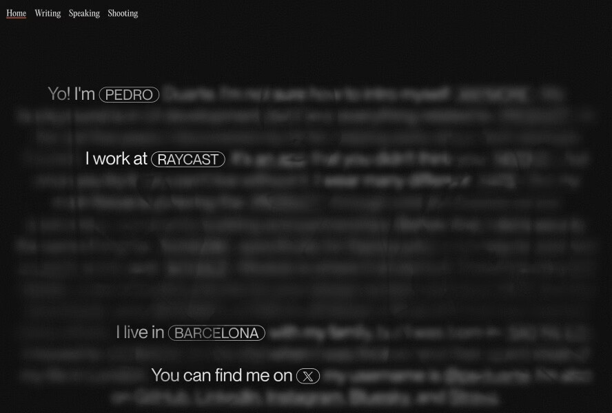 Raycast的宣传负责人