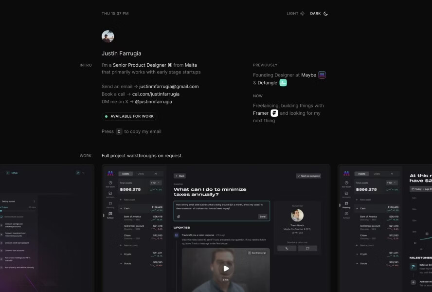 来自马耳他的高级产品设计师