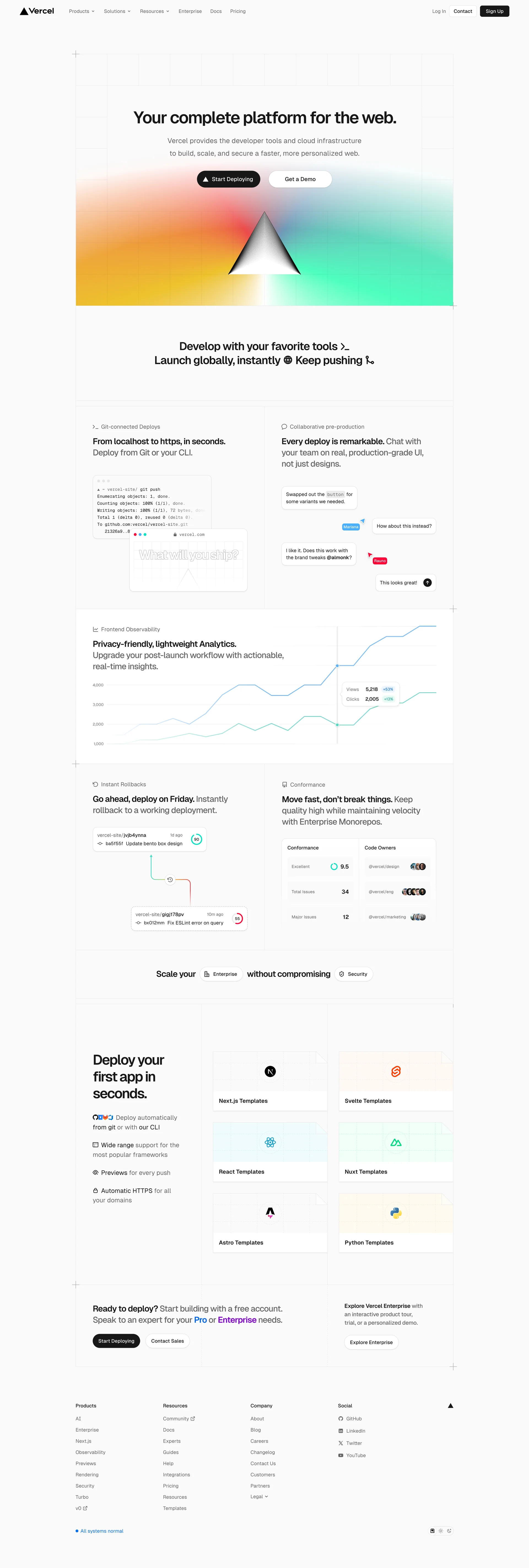 用前端云构建和部署最佳网络体验
