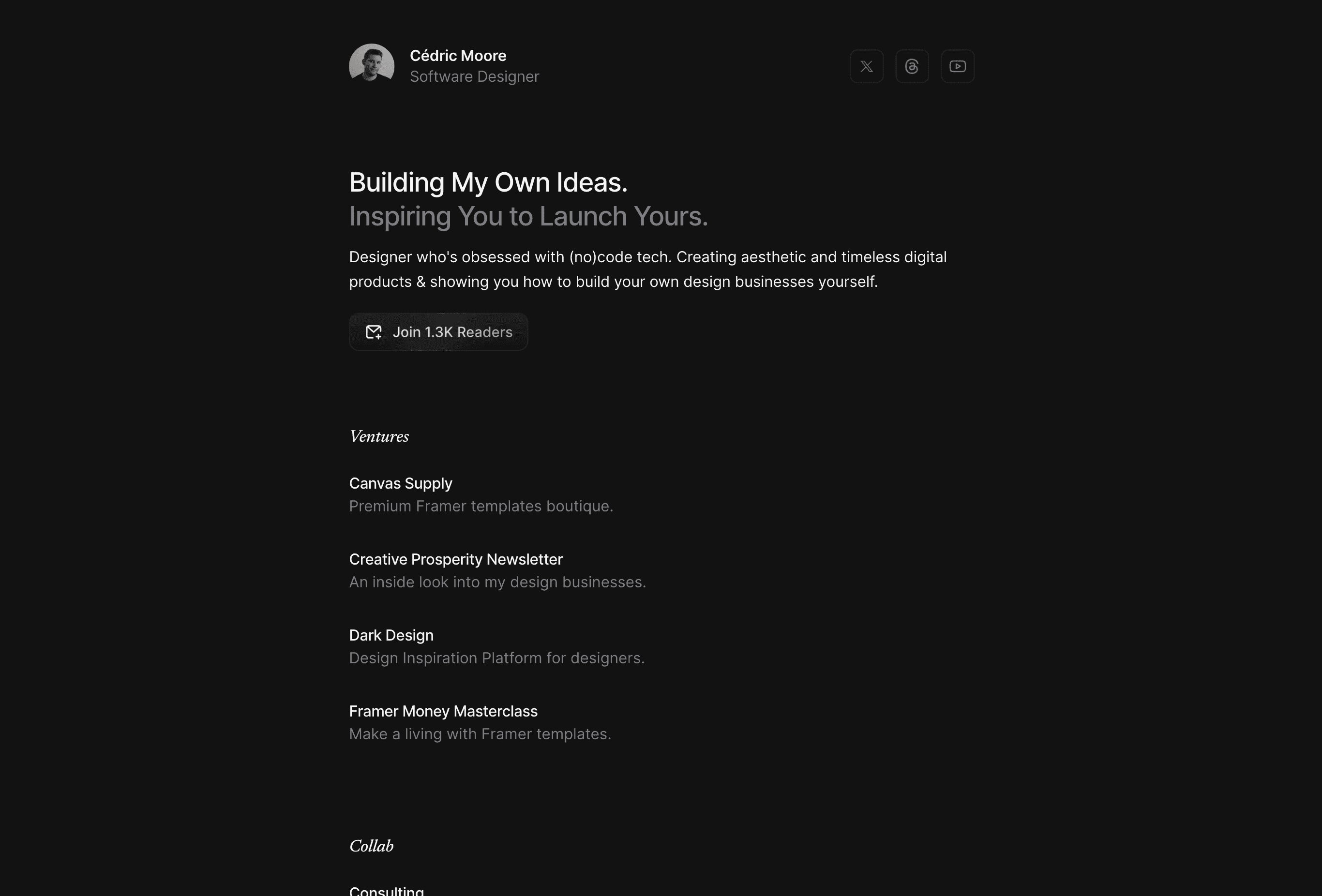 构建我自己的想法，激励你启动你的想法