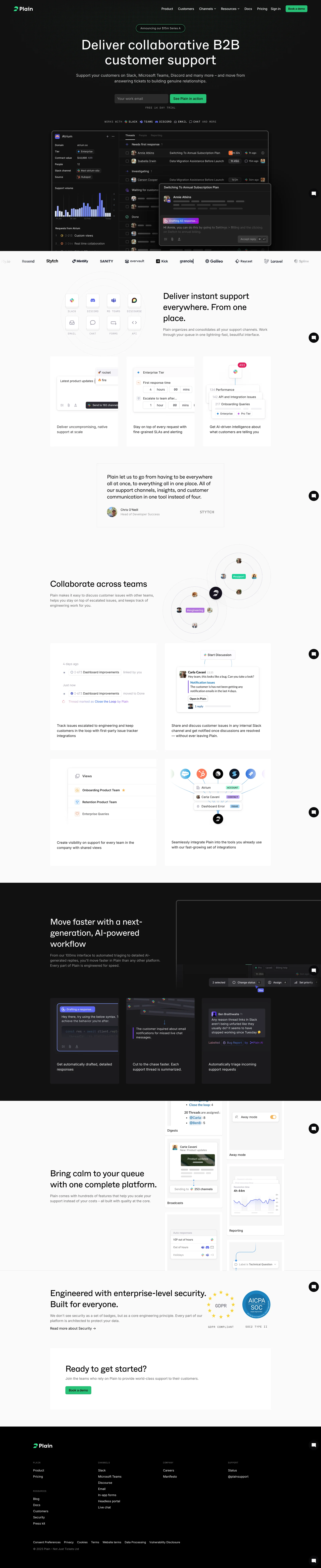 协作式B2B支持平台