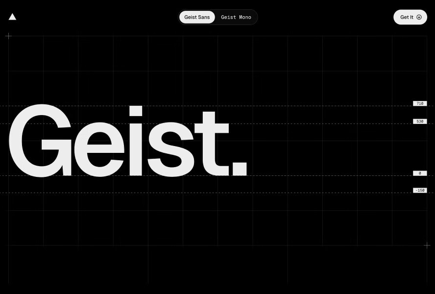 Vercel的Geist字体