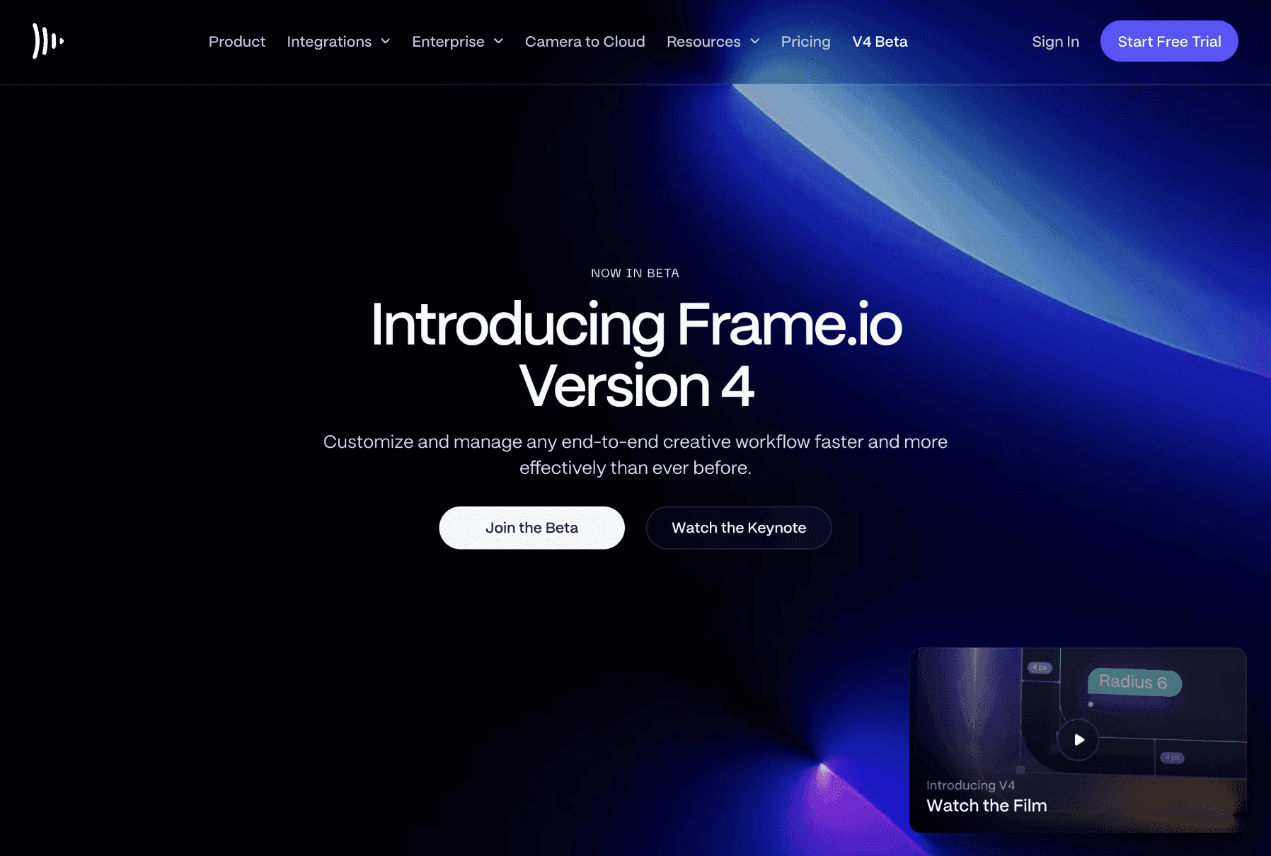 比以往更快更有效地定制和管理任何端到端创意工作流程