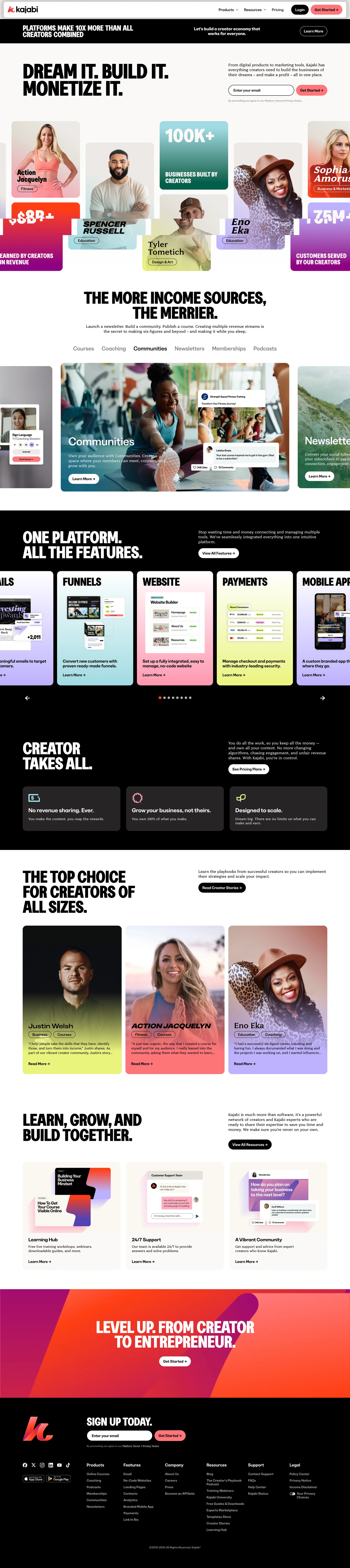 创建并销售在线课程、教练服务和会员资格