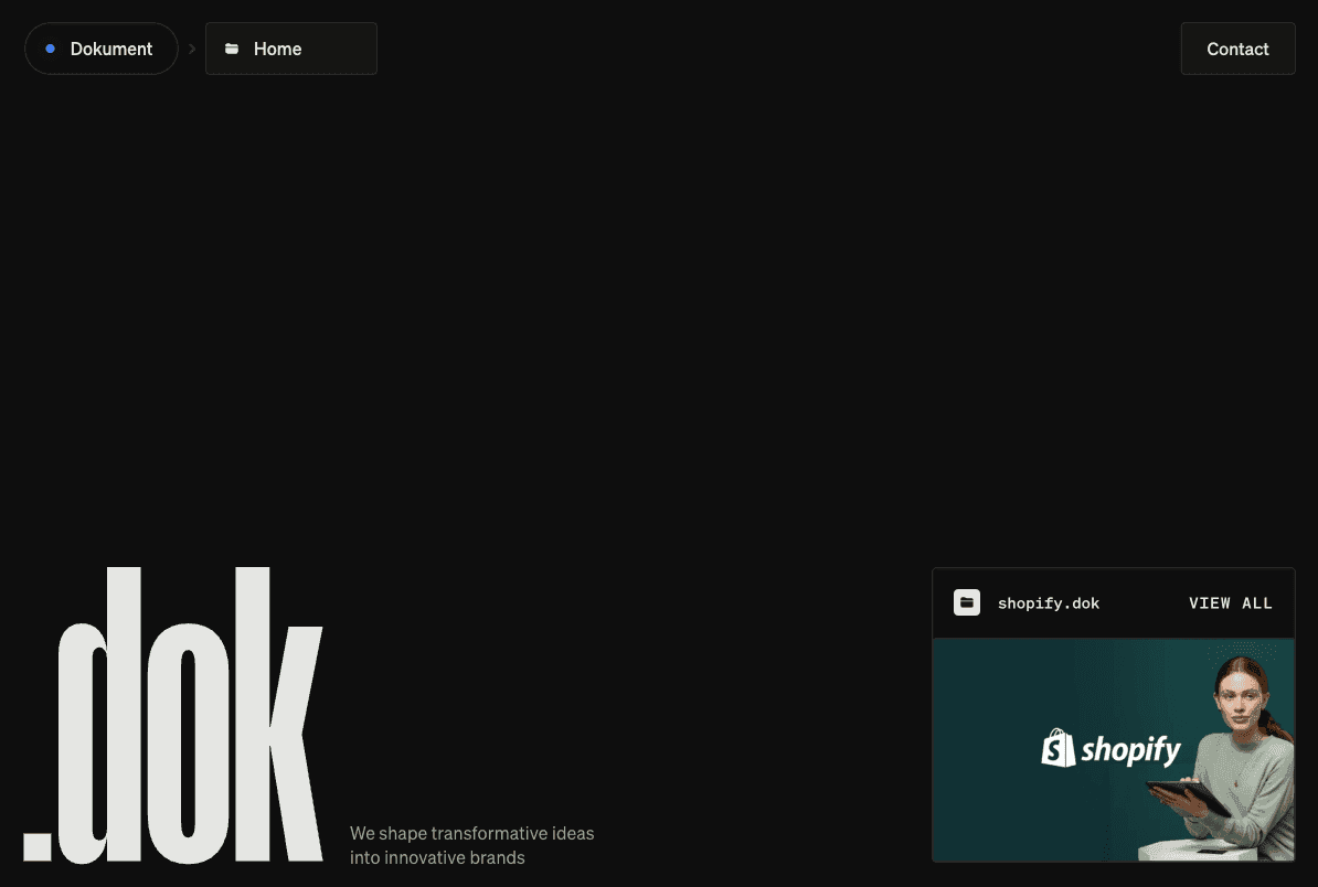 我们将变革性理念塑造成创新品牌