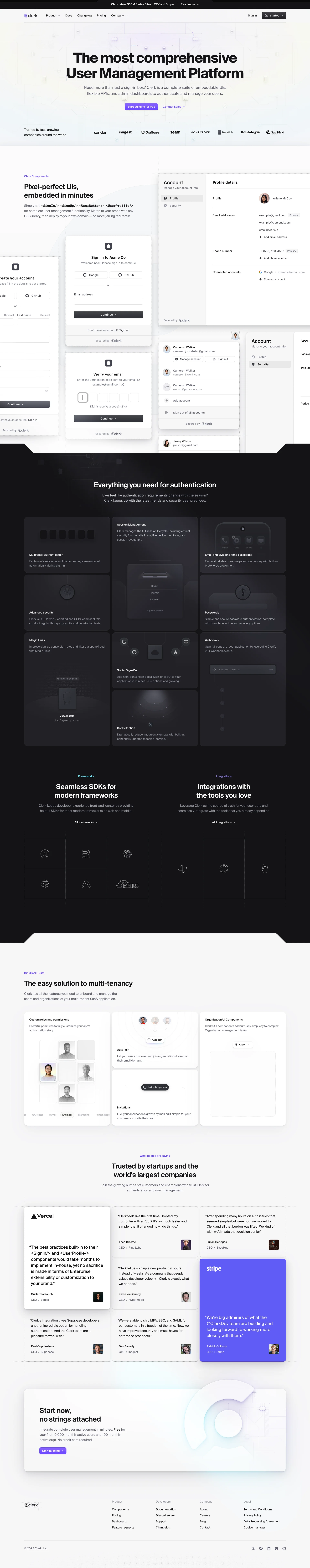 身份验证和用户管理