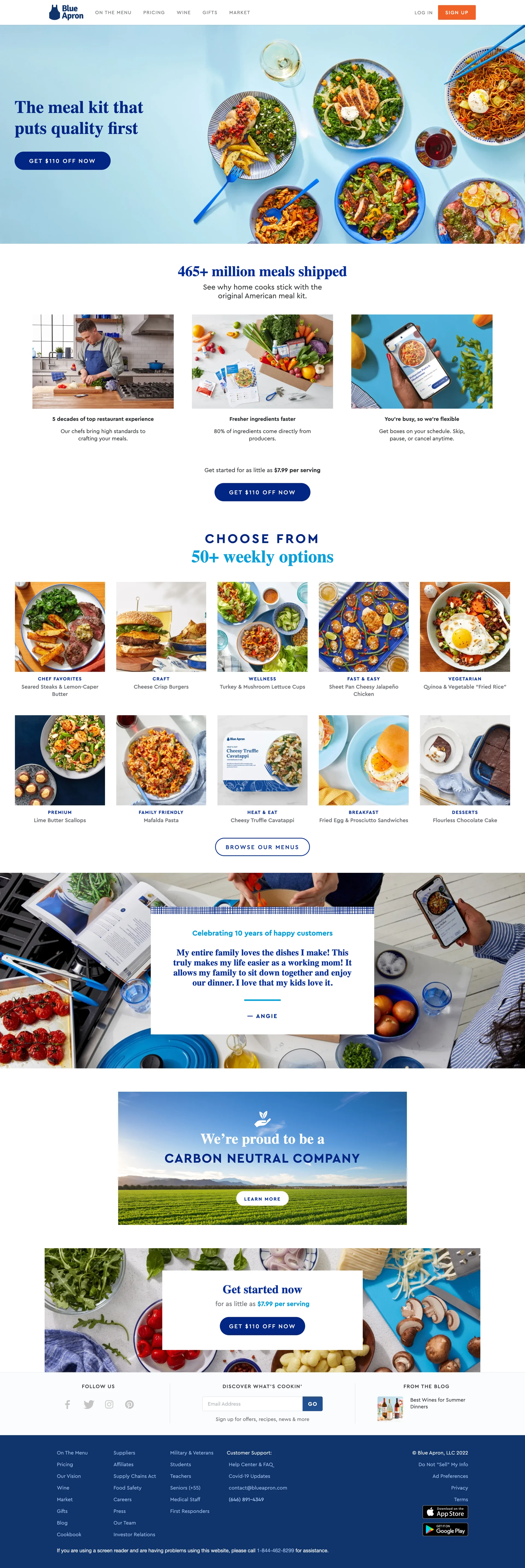 家庭烹饪配送服务