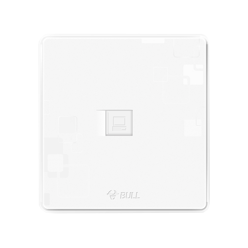 公牛磨砂款电脑插座