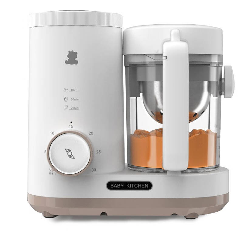 小白熊蒸煮搅拌一体婴儿辅食机